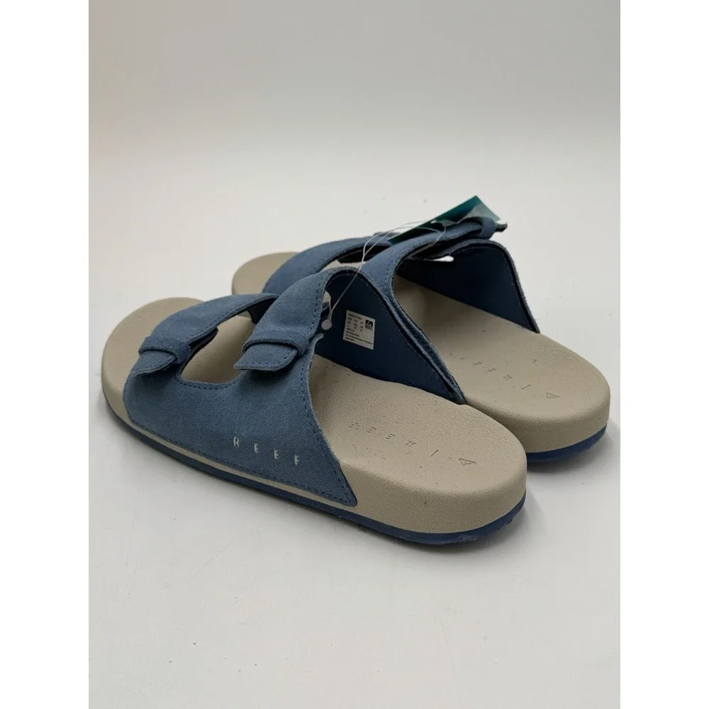 Reef Kids Ojai Sandals Suede Dusk Blue New Size 4 Boys Girls MSRP: $39.99